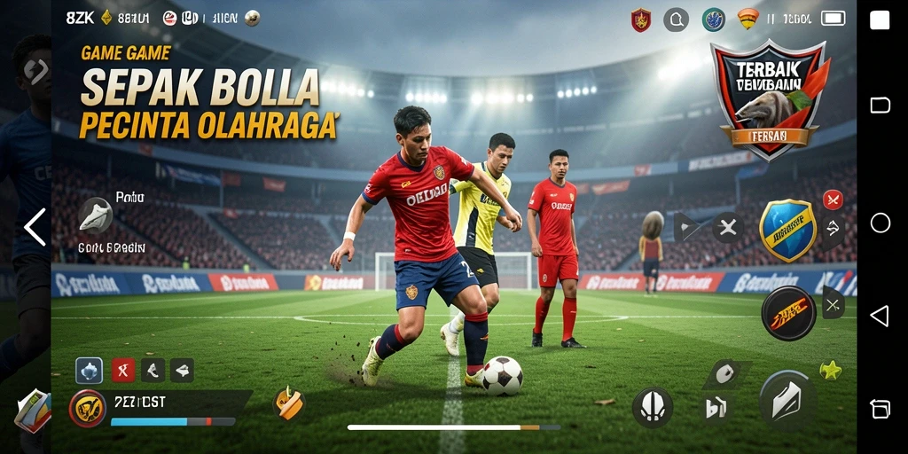 Tampilan gameplay seru dalam permainan sepak bola 8ZK.