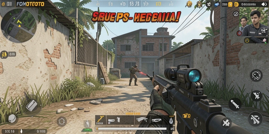 Tampilan gameplay seru dalam FOMOTOTO yang memikat pemain.