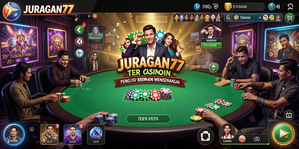 Tampilan gameplay JURAGAN77 dalam aksi Live Casino yang mendebarkan.