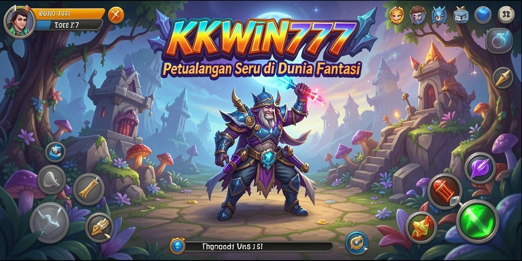 Tangkapan layar menampilkan pertempuran epik dalam KKWIN777.