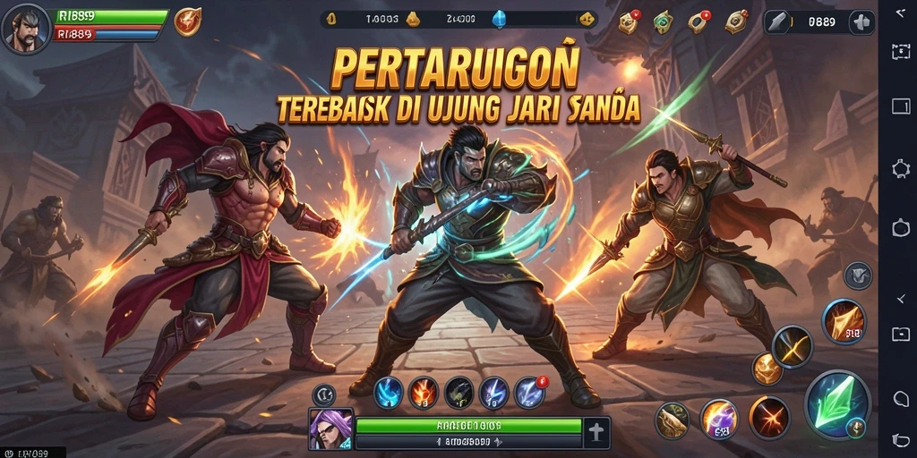 Tampilan gameplay menarik di RI889 dengan elemen strategi yang mendalam.