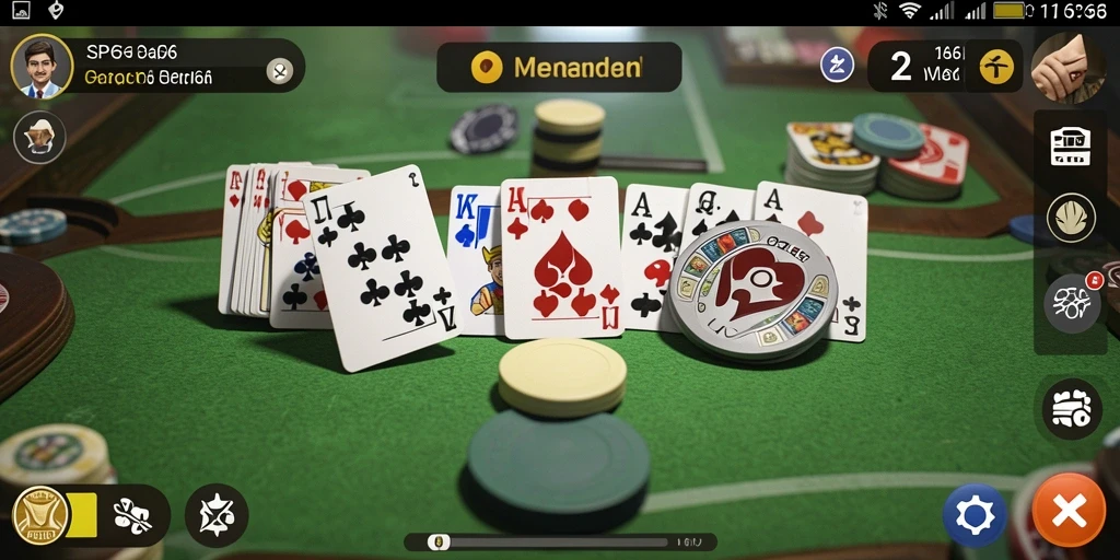 Screenshot menunjukkan gameplay seru Gaple di <strong>SP666</strong>.