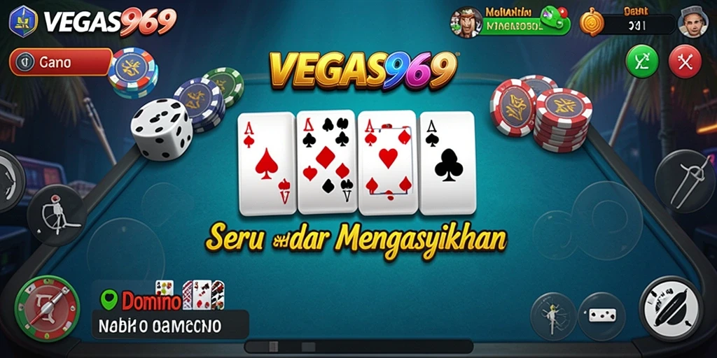 Tampilan gameplay seru dalam VEGAS969 yang menampilkan aksi Domino.
