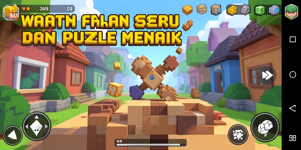 Tampilan gameplay WA369 saat menyelesaikan teka-teki Puzzle.